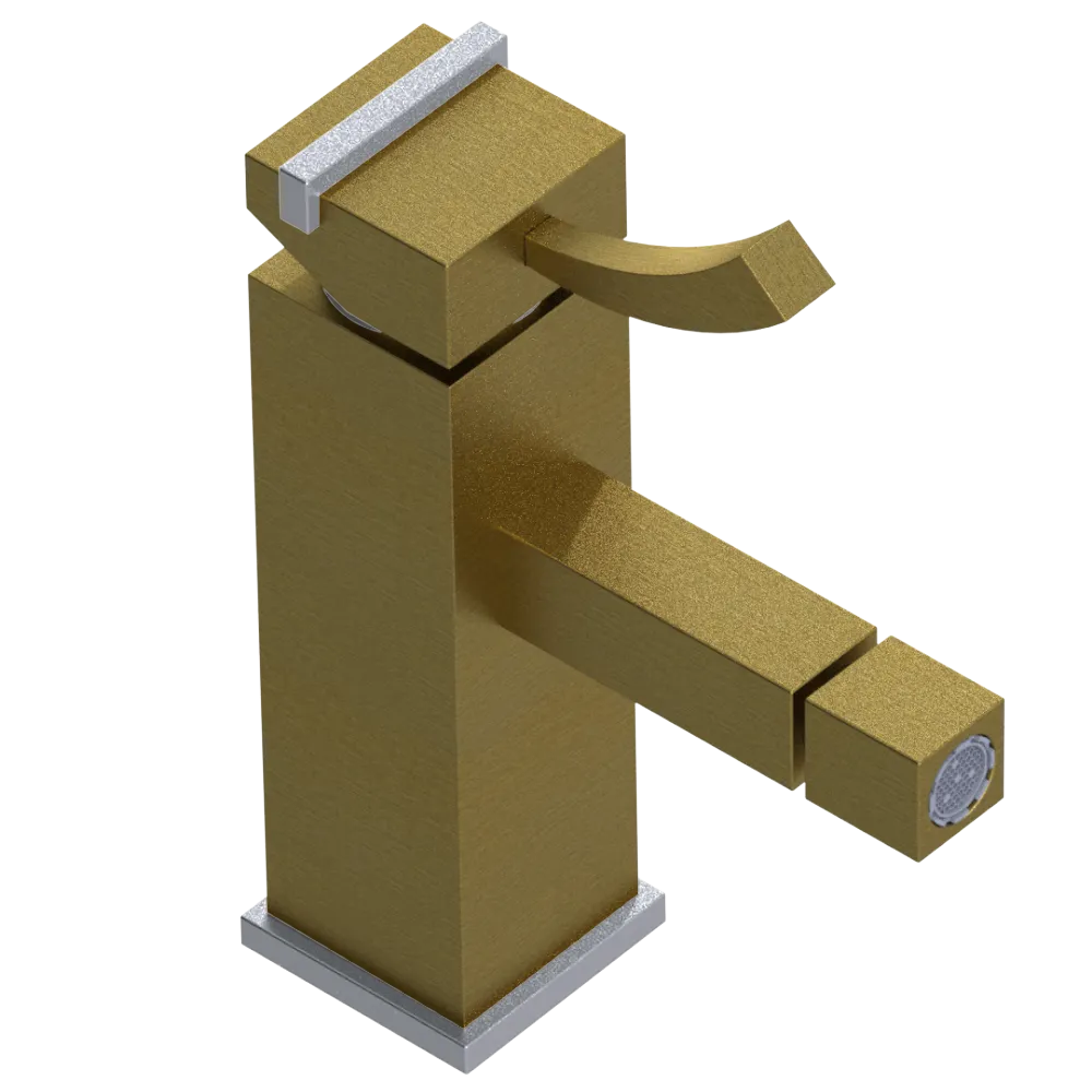 Rubinet Single Control Bidet Fitting (less drain) Antique Brass Matt