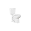 American Standard Aspirations EcoStrength Two-Piece 0.80 gpf/3.0 Lpf Chair Height Elongated Right-Hand Trip Lever Toilet Less Seat