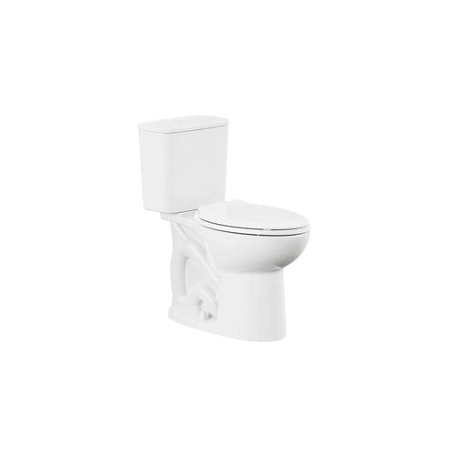American Standard Aspirations EcoStrength Two-Piece 0.80 gpf/3.0 Lpf Chair Height Elongated Right-Hand Trip Lever Toilet Less Seat