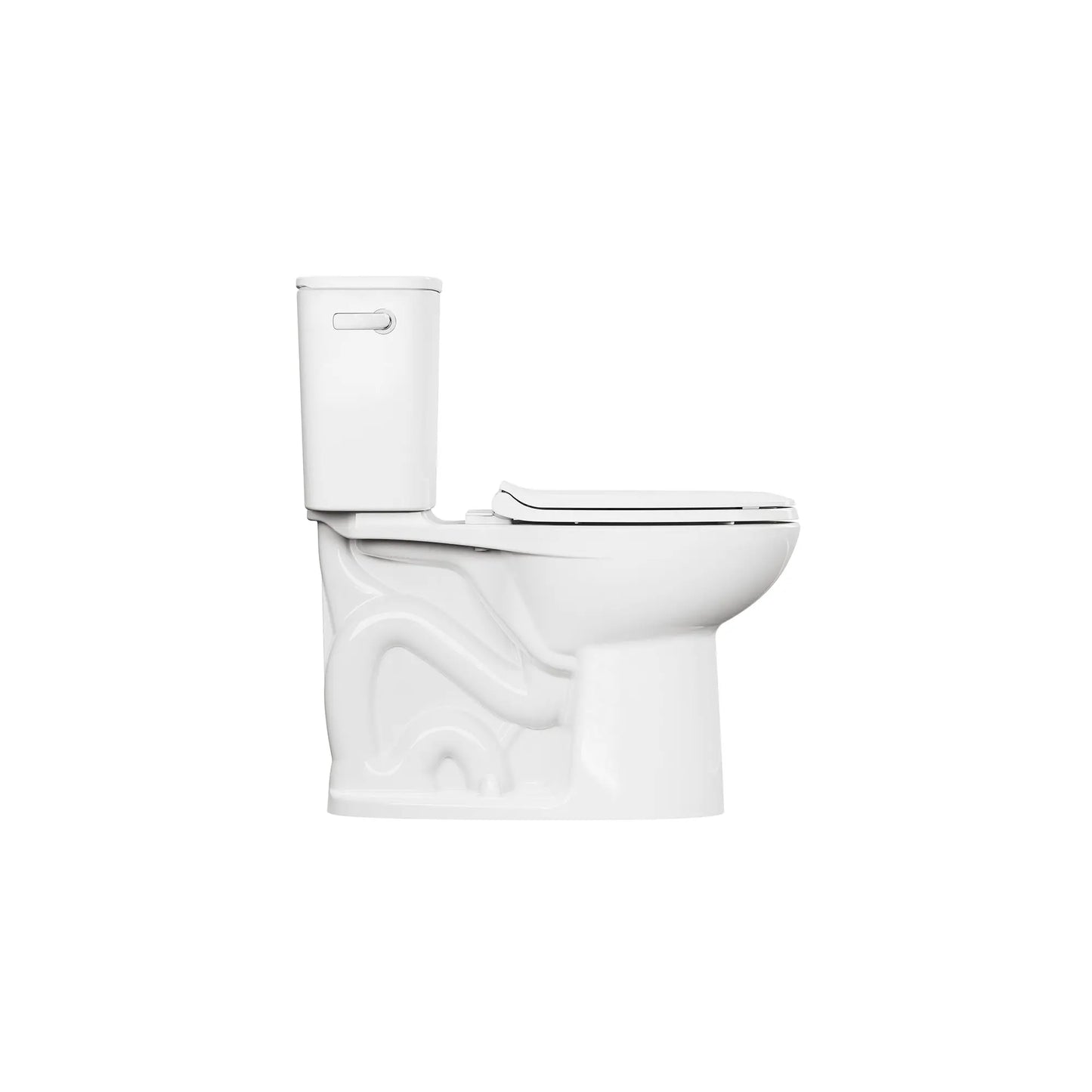 American Standard Aspirations EcoStrength Two-Piece 0.80 gpf/3.0 Lpf Chair Height Elongated Toilet Less Seat