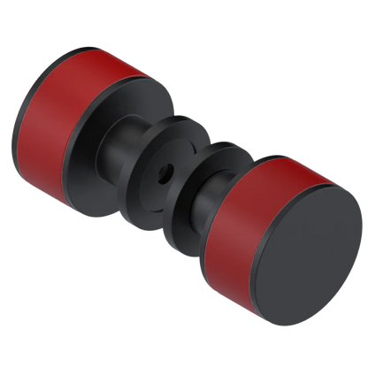 Rubinet Shower Door Knob (set) Matt Black
