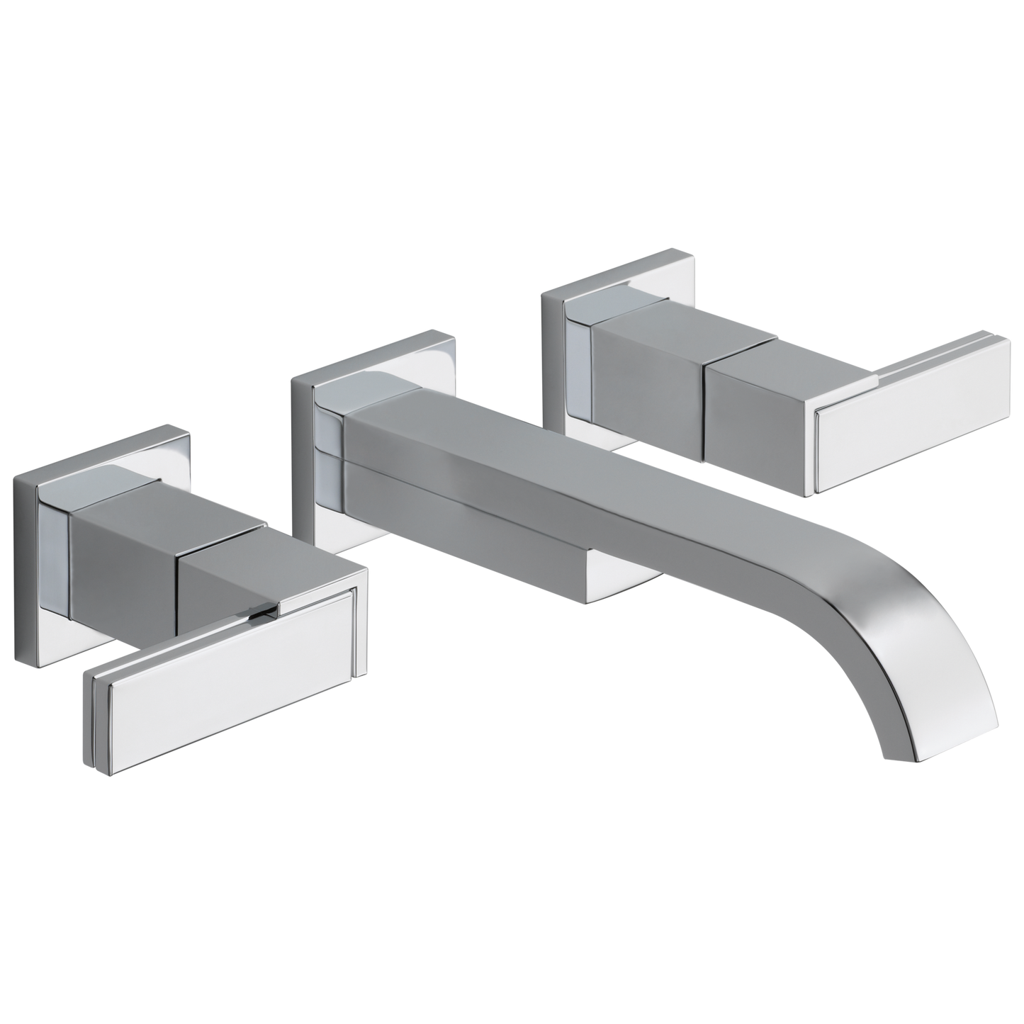 Brizo Two Handle Wall Mount Lavatory Faucet Less Handles 15 Gpm