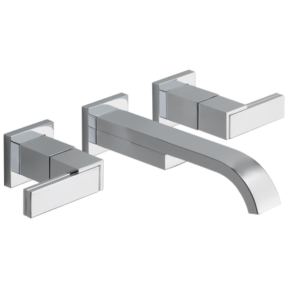 Brizo Two Handle Wall Mount Lavatory Faucet Less Handles 15 Gpm