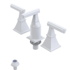Rubinet Bidet Fitting with Spray, Diverter, and Vacum Breaker (Less Drain) White
