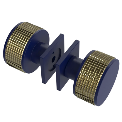 Rubinet Shower Door Knob (set) Midnight Blue