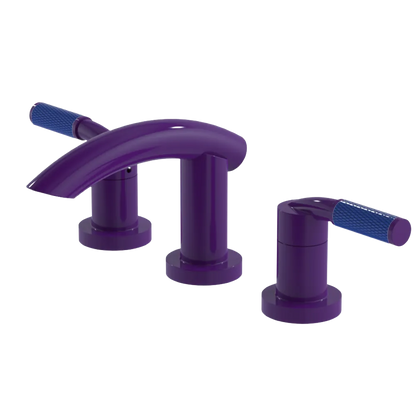 Rubinet Widespread Lav. Set. (less drain) Purple Haze