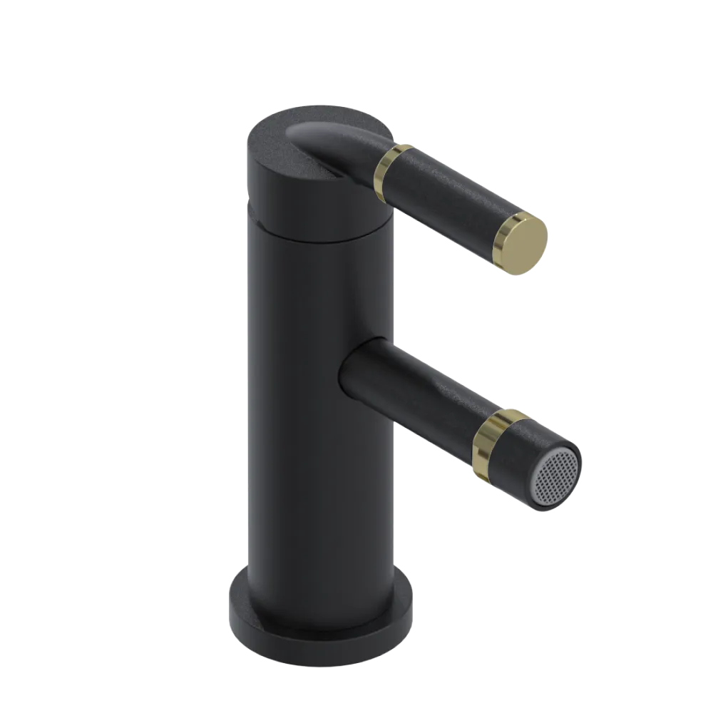 Rubinet Single Control Bidet Fitting (less drain) Matt Black
