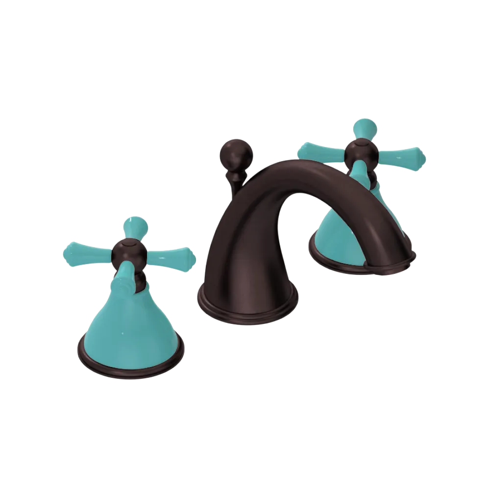 Rubinet Widespread Lav. Set. (less drain) Oil Rubbed Bronze
