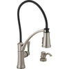 Foundry Single Handle Pull-down Kitchen Faucet With Shieldspray - SpotShield Stainless