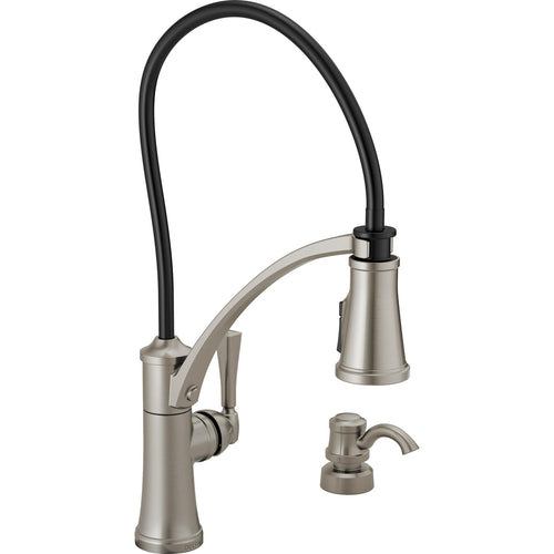Foundry Single Handle Pull-down Kitchen Faucet With Shieldspray - SpotShield Stainless
