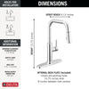 Delta Nicoli Double Bend Spout