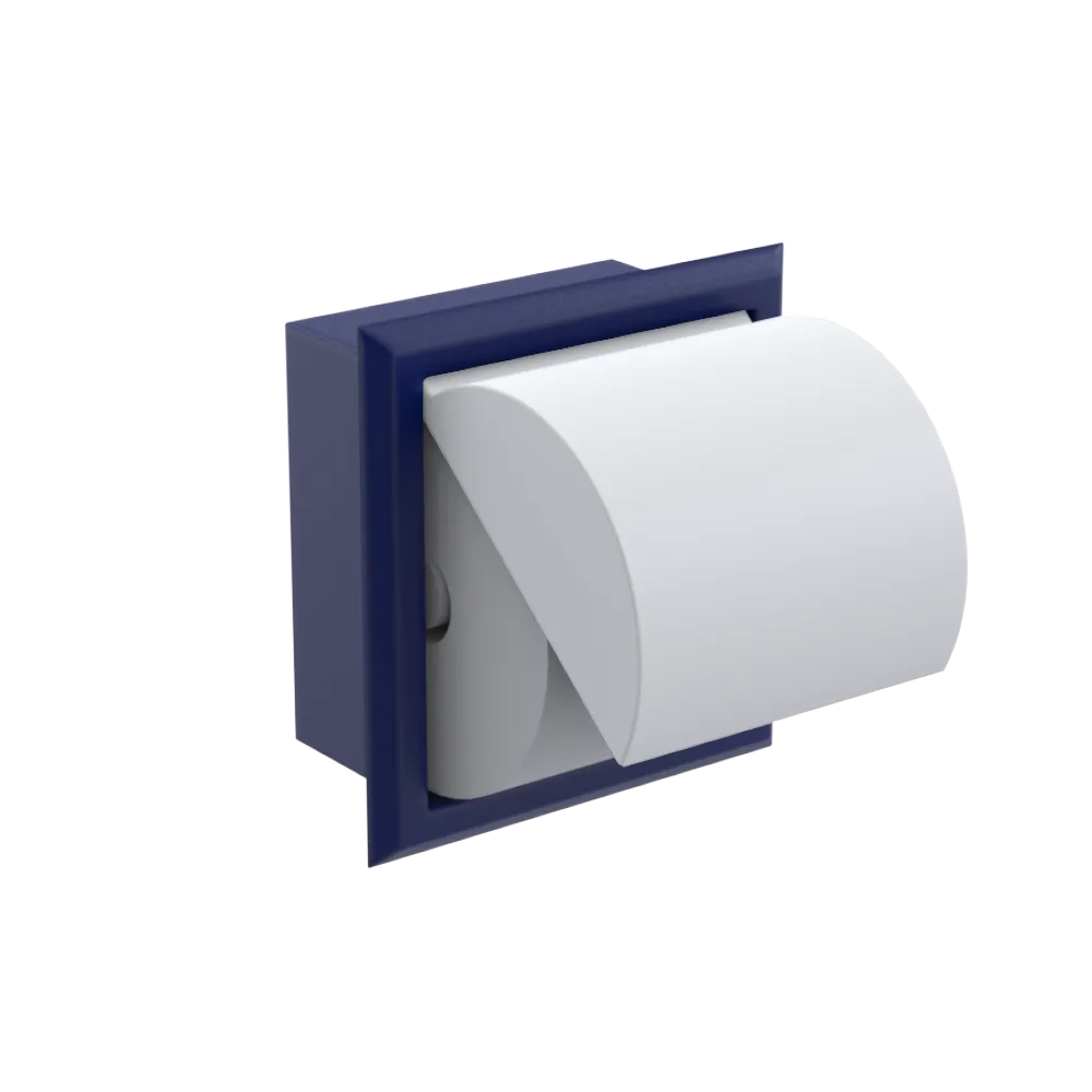 Rubinet RECESSED TOILET PAPER HOLDER Midnight Blue