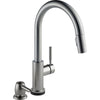 Trask Single Handle Pull-down Kitchen Faucet With TOUCH2O Technol - SpotShield Stainless