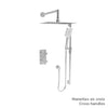 Baril Complete thermostatic pressure balanced shower kit without handle