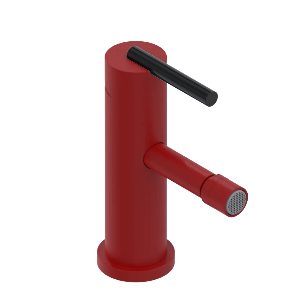 Rubinet Single Control Bidet Fitting (less drain) Maroon