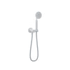 Baril 1-spray anti-limestone hand shower on wall-mounted supply elbow
