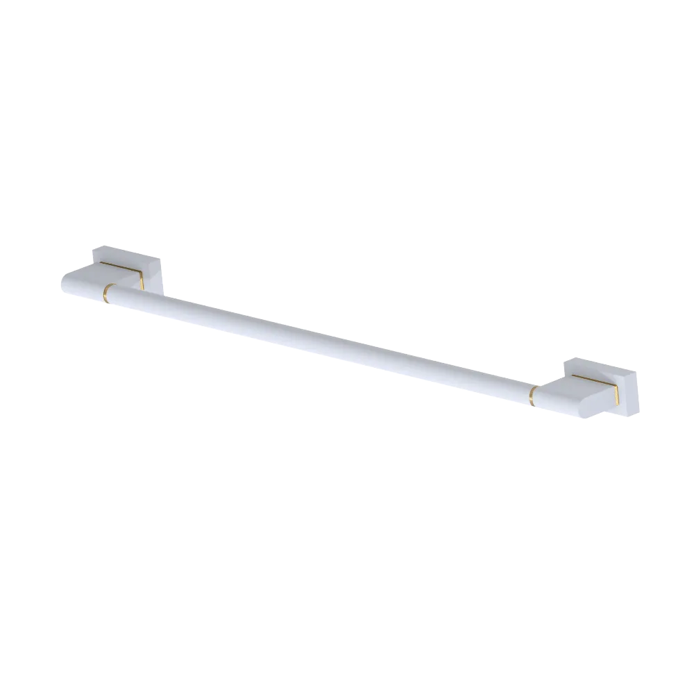 Rubinet Towel Bar 18" Matt White