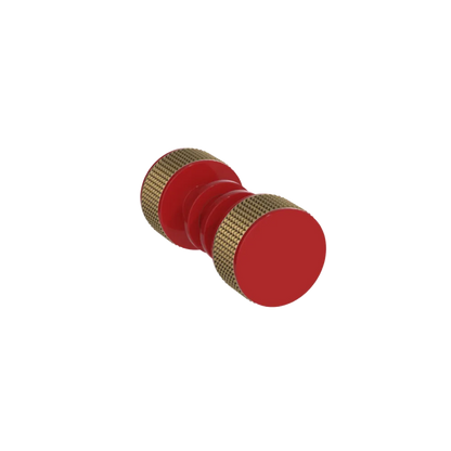 Rubinet Shower Door Knob (set) Red
