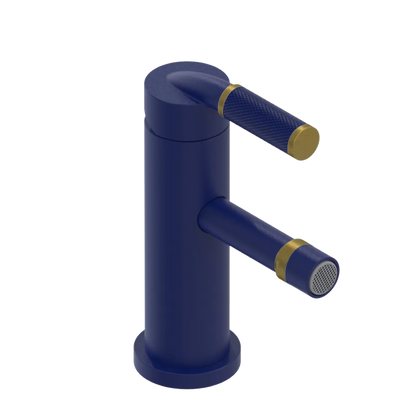 Rubinet Single Control Bidet Fitting (less drain) Midnight Blue
