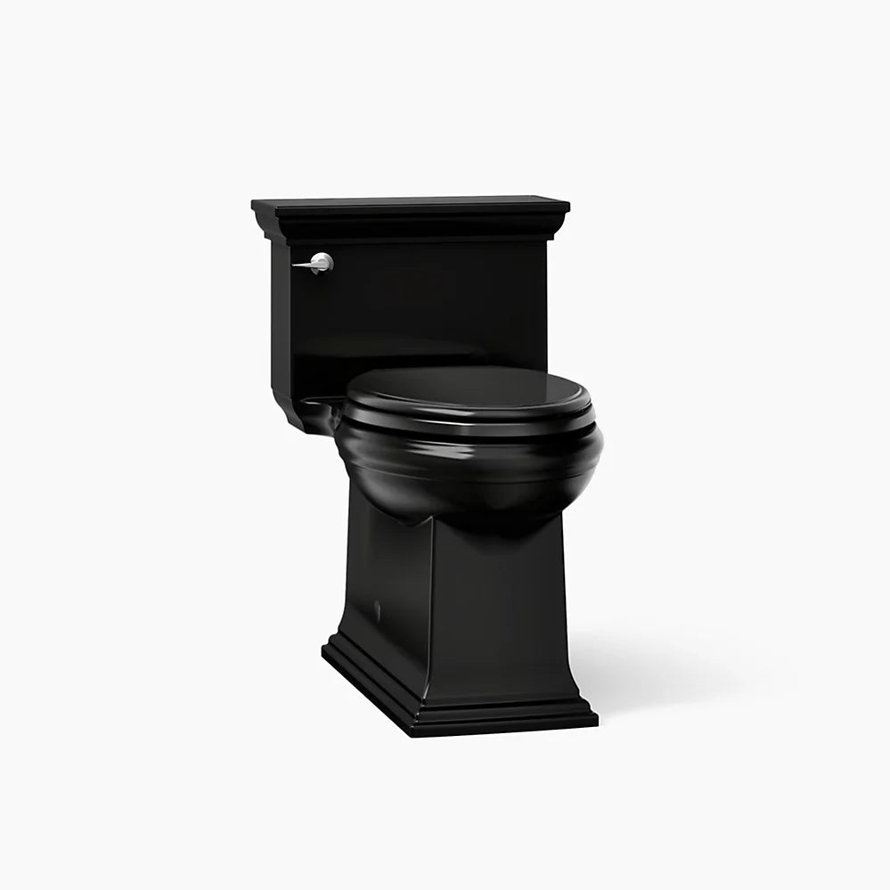 Kohler Memoirs® Stately One-piece compact elongated toilet with skirted trapway, 1.28 gpf - Golzar Home