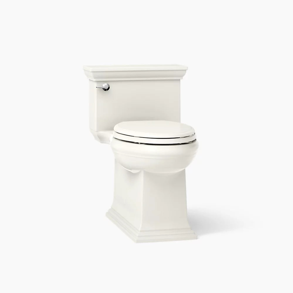 Kohler Memoirs® Stately One-piece compact elongated toilet with skirted trapway, 1.28 gpf - Golzar Home