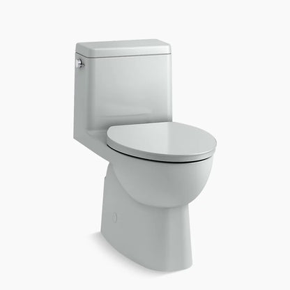 Reach® One-piece compact elongated toilet with skirted trapway, 1.28 gpf - Golzar Home