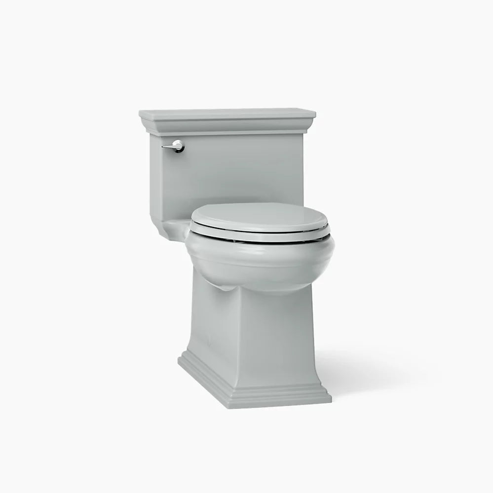 Kohler Memoirs® Stately One-piece compact elongated toilet with skirted trapway, 1.28 gpf - Golzar Home