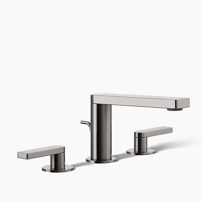 Composed® Widespread bathroom sink faucet with Lever handles, 1.2 gpm