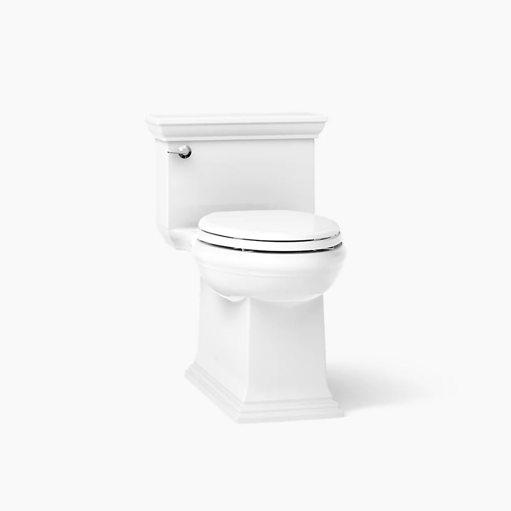 Kohler Memoirs® Stately One-piece compact elongated toilet with skirted trapway, 1.28 gpf - Golzar Home