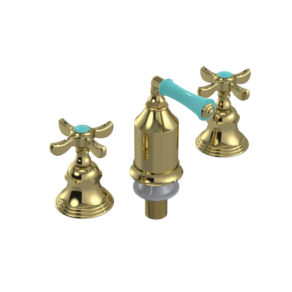 Rubinet Bidet Fitting with Spray, Diverter, and Vacum Breaker (Less Drain) Bright Brass