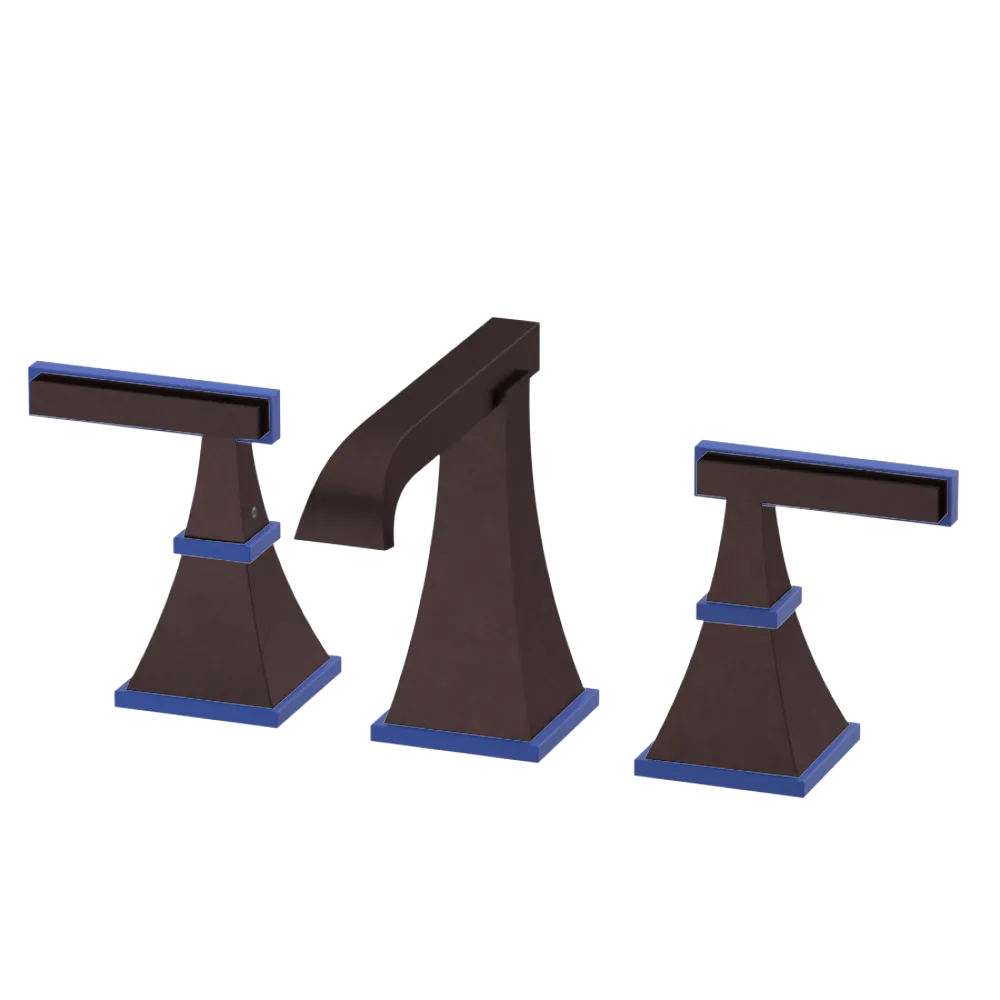 Rubinet Widespread Lav. Set. (less drain) Oil Rubbed Bronze
