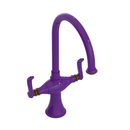 Rubinet Two Handle Single Hole Kitchen Set Purple Haze
