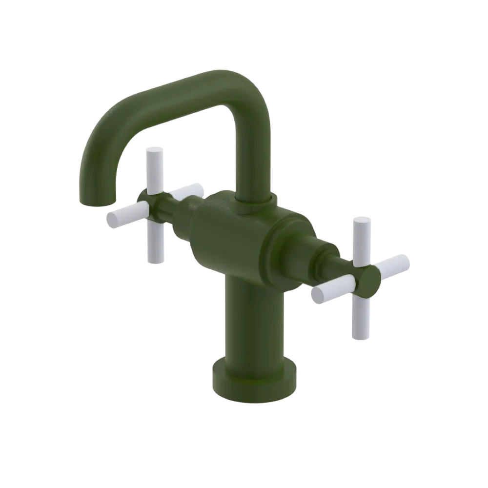 Rubinet Single Hole Dual Handle Lav. Set. (less drain) Green Envy