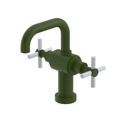 Rubinet Single Hole Dual Handle Lav. Set. (less drain) Green Envy