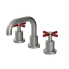 Rubinet Widespread Lav. Set. (less drain) Satin Nickel