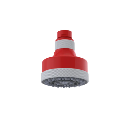 Rubinet 3 FUNCTION SHOWER HEAD Red