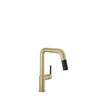 Baril Single-hole kitchen faucet with 2-function pull-down spray