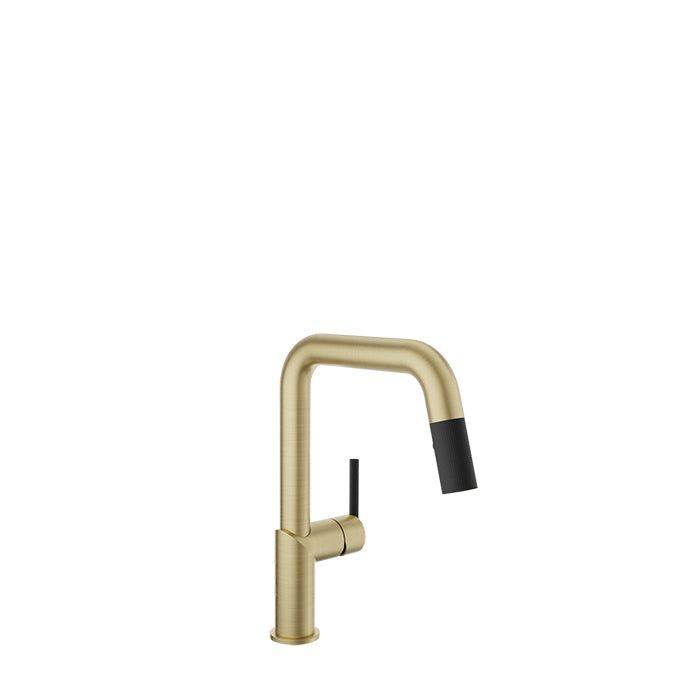 Baril Single-hole kitchen faucet with 2-function pull-down spray