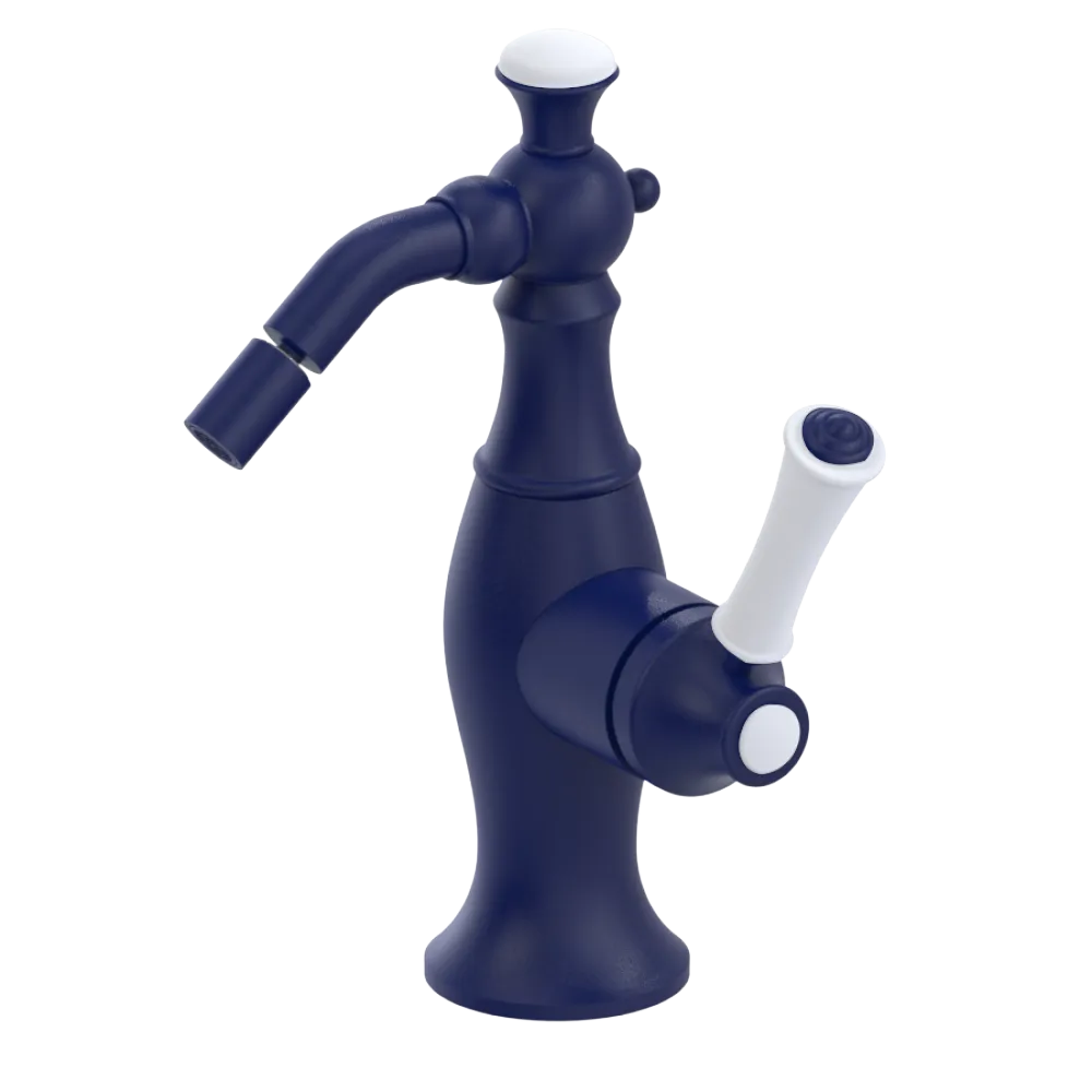 Rubinet Single Control Bidet Fitting (less drain) Midnight Blue