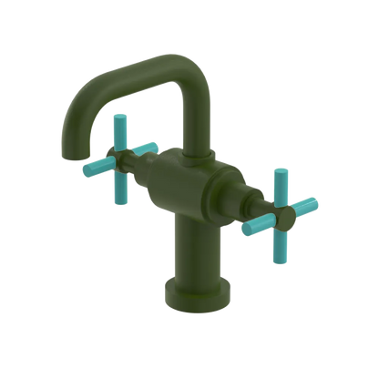 Rubinet Single Hole Dual Handle Lav. Set. (less drain) Green Envy