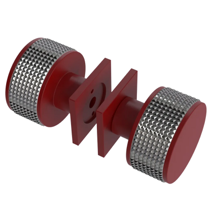 Rubinet Shower Door Knob (set) Maroon