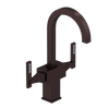 Rubinet Single Hole Dual Handle Lav. Set. (less drain) Oil Rubbed Bronze