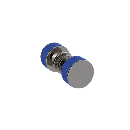 Rubinet Shower Door Knob (set) Polished Nickel