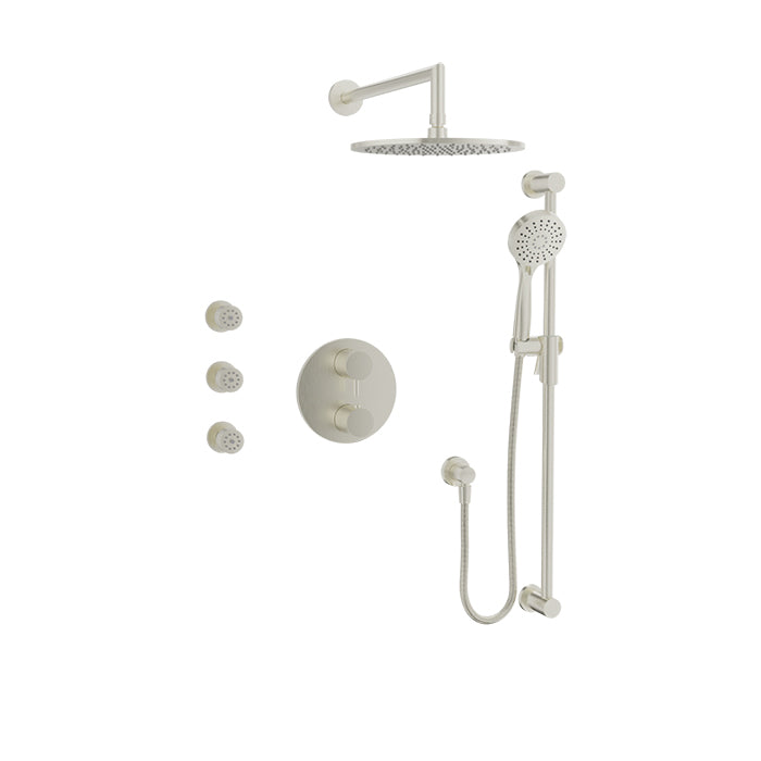 Baril Complete thermostatic pressure balanced shower kit