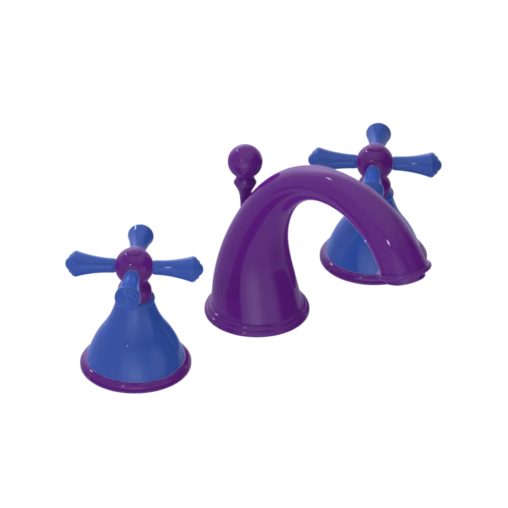 Rubinet Widespread Lav. Set. (less drain) Purple Haze