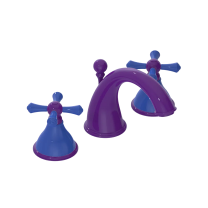 Rubinet Widespread Lav. Set. (less drain) Purple Haze