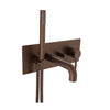 Baril Wall-mounted tub faucet with hand shower