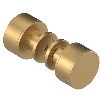 Rubinet Shower Door Knob (set) Satin Gold
