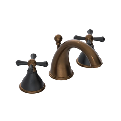 Rubinet Widespread Lav. Set. (less drain) Tuscan Brass