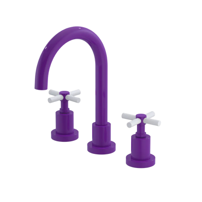 Rubinet Widespread Lav. Set. (less drain) Purple Haze